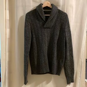 Brown/grey knitted banana republic sweater